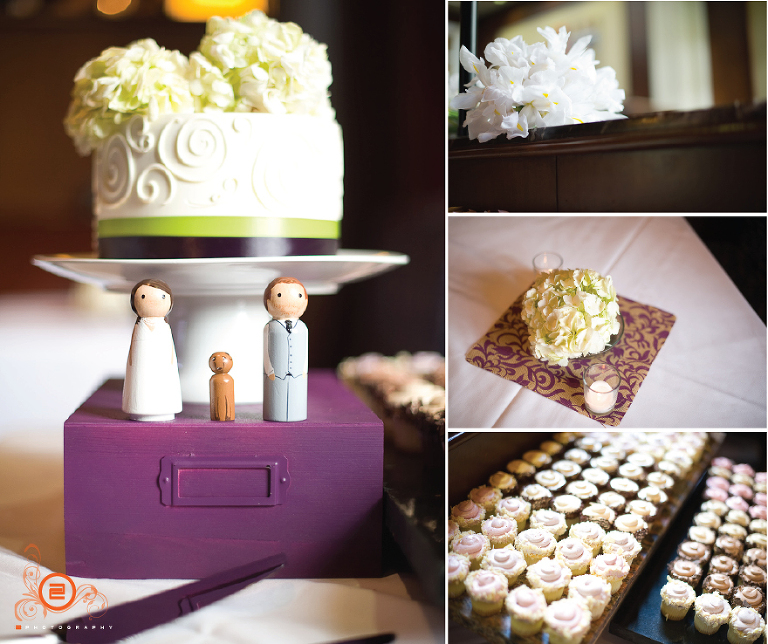 Seattle Wedding Cake and details